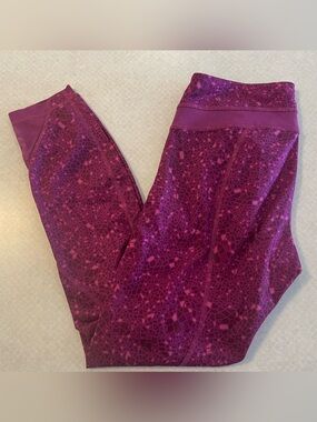 lululemon athletica Plum Mosaic Pattern Leggings